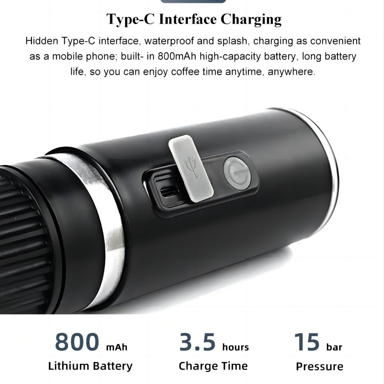 Portable fully automatic Italian espresso capsule coffee machine large and small capsule coffee powder universal