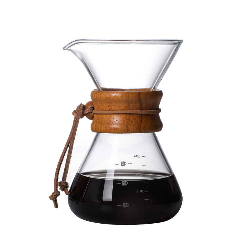 Chemex Borosilicate Glass Brewing Coffee Pot, Filter