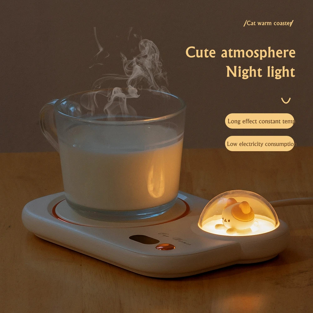 Cup Warmer Heat Beverage Mug Mat Keep Drink
