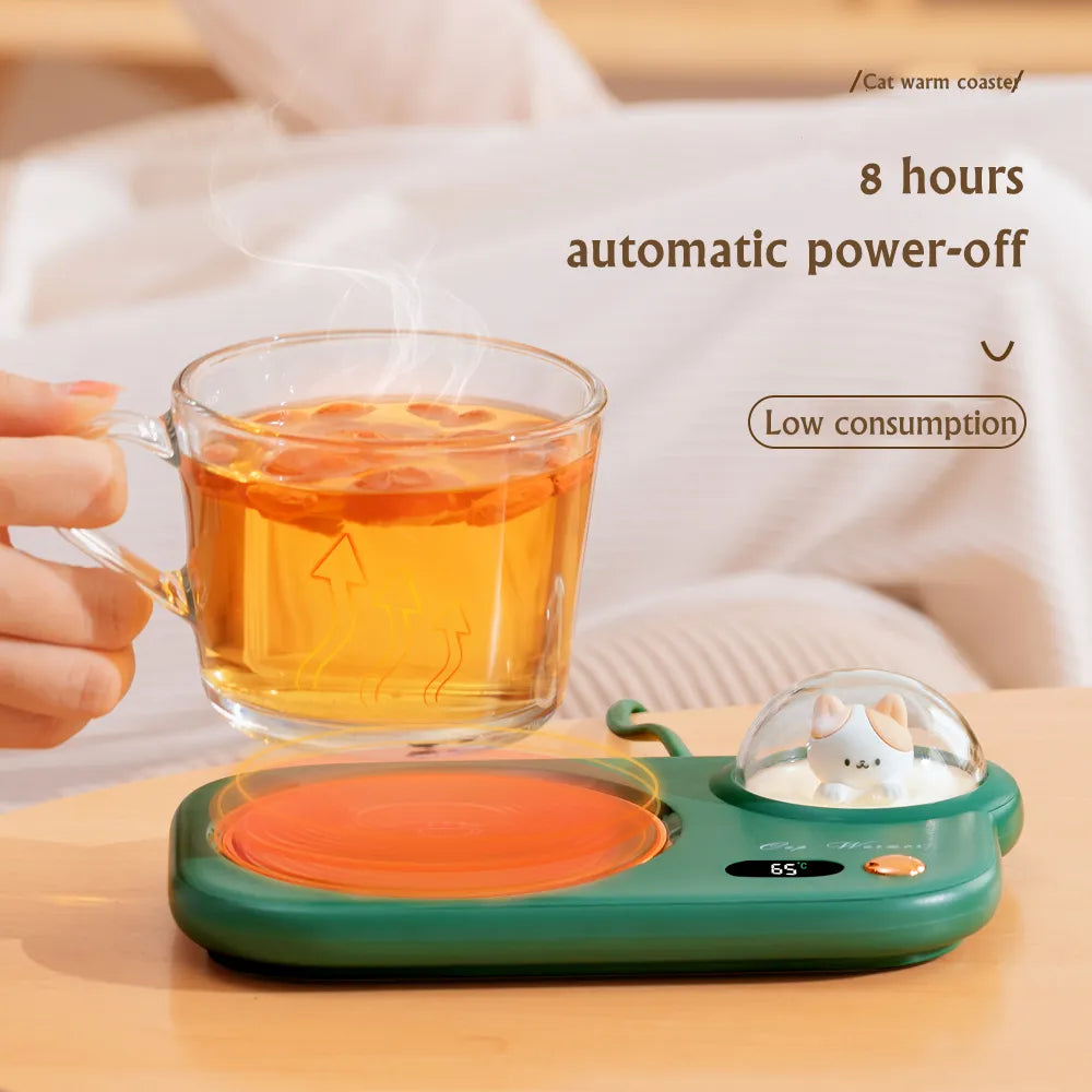 Cup Warmer Heat Beverage Mug Mat Keep Drink