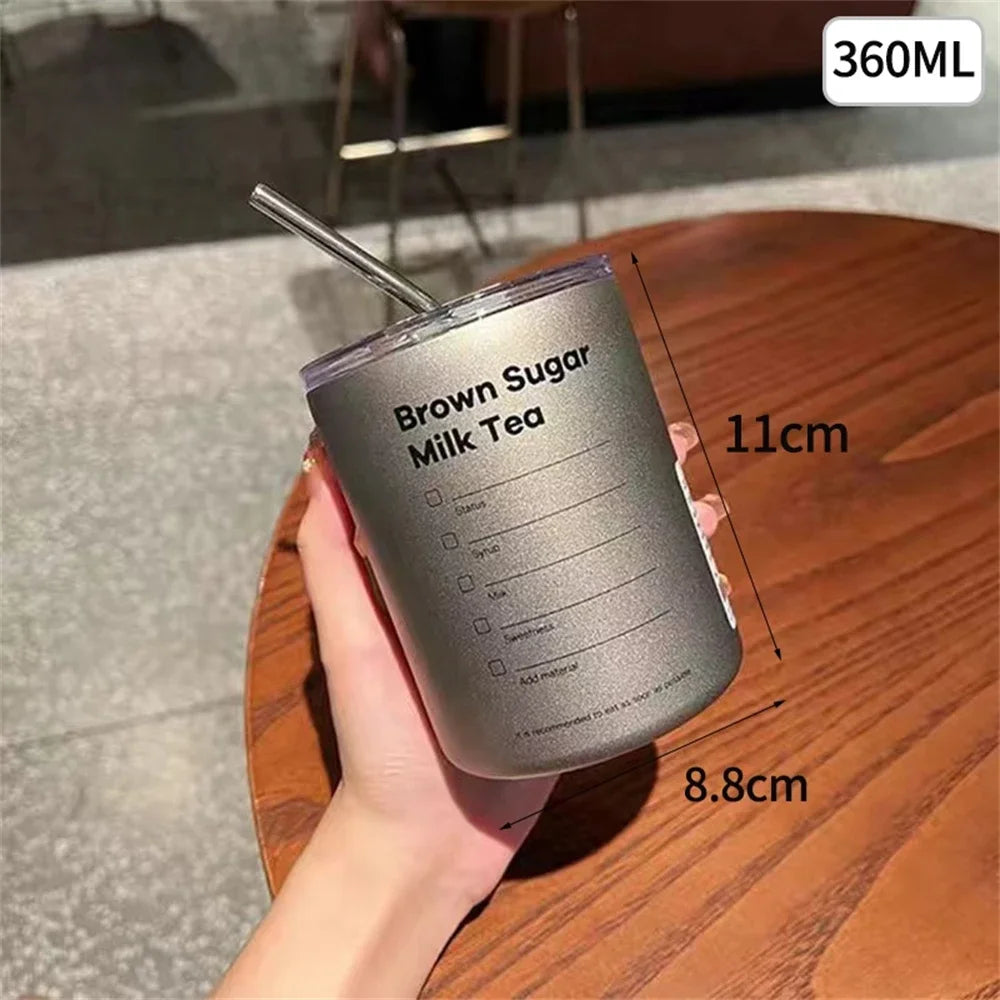 Coffee Cup Thermos 304 Stainless Steel Double -layer
