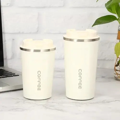 380ml/510ml Cups Stainless Steel Coffee Thermos Mug with Non-slip Case Car Vacuum Flask Travel Insulated Water Bottle