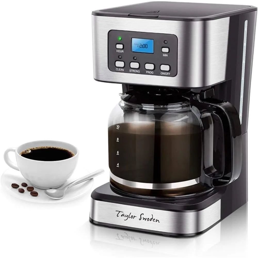 Programmable Coffee Maker, 4-12 Cups Drip Coffee Machine