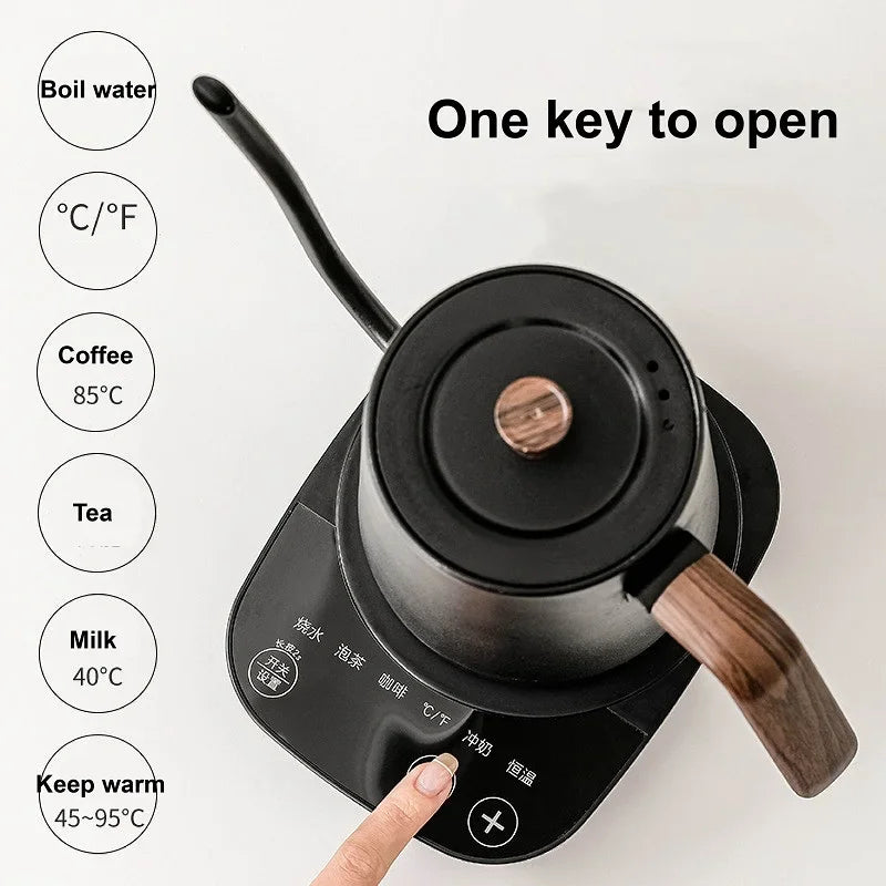 Gooseneck Electric Kettle 800ml Hand Brew Coffee