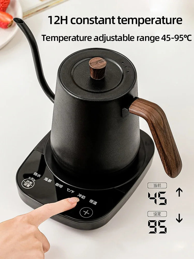 Gooseneck Electric Kettle 800ml Hand Brew Coffee