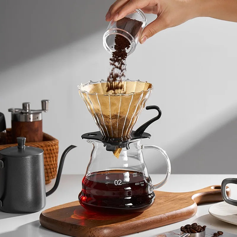 Coffee Filter Paper Handmade Coffee Special Cone-Shape Filter Paper Environmentally Friendly Log Pulp Coffee Brewing Filter Bag