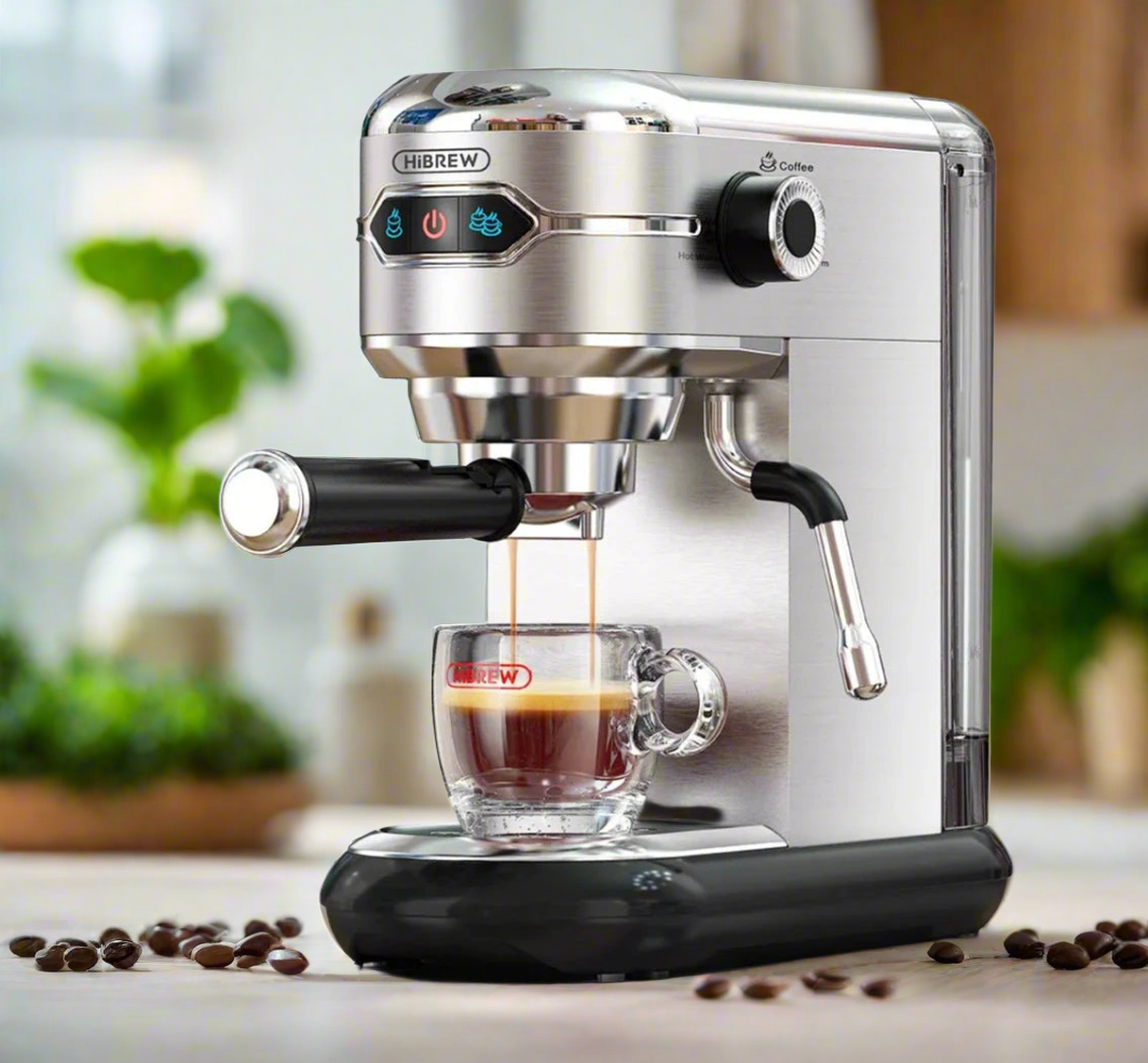 Coffee Maker Cafeteria 19 Bar Inox Semi Automatic